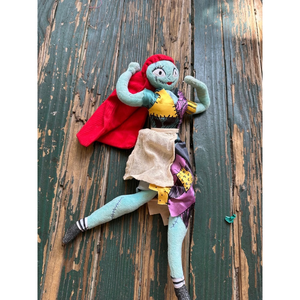 Disney Nightmare Before Christmas Sally Plush Ragdoll Patchwork Dress 14 Inch